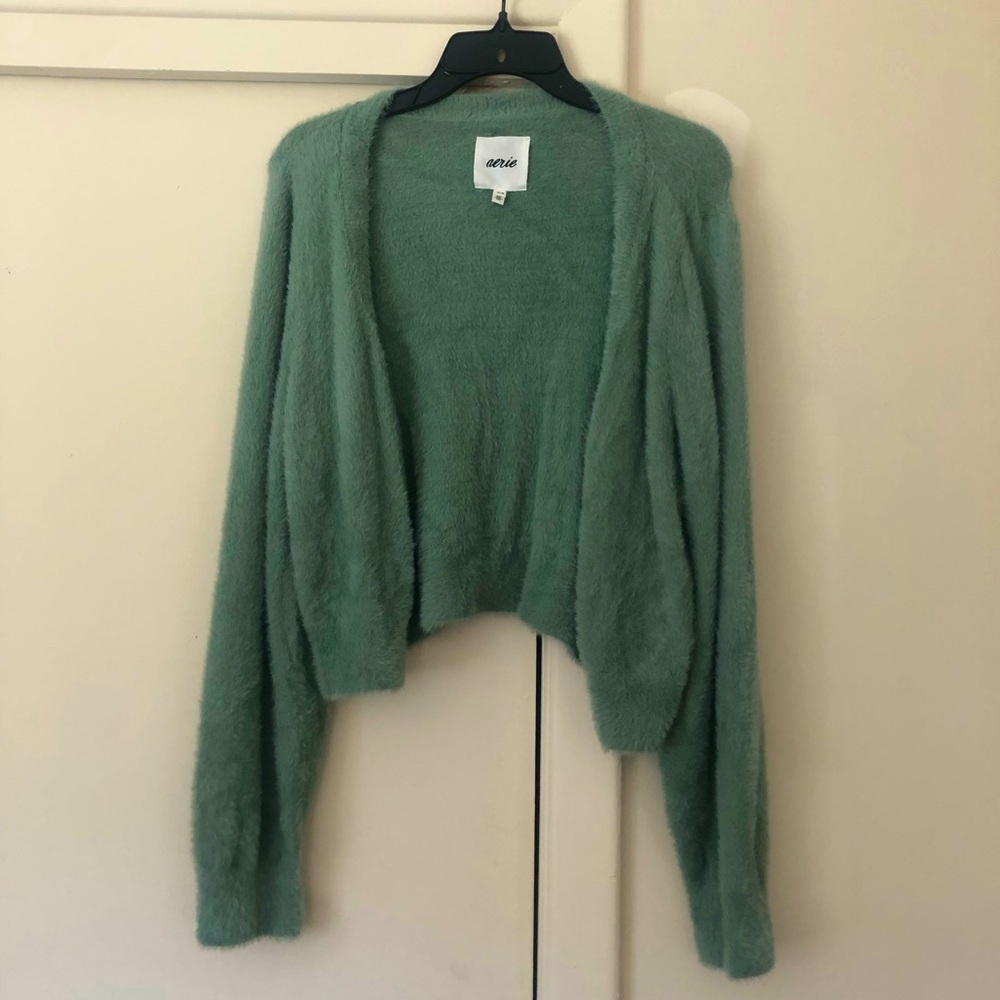 AERIE // Fuzzy Cardigan